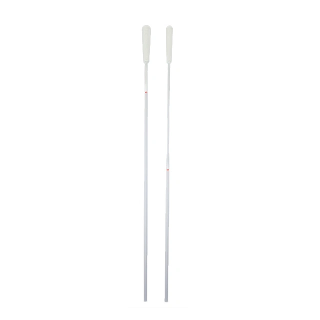 Virus Transport Medium Vtm with Throat Nylon Flocked Swab Sample Collection Flexible Handle Transport Applicator with Long Tube