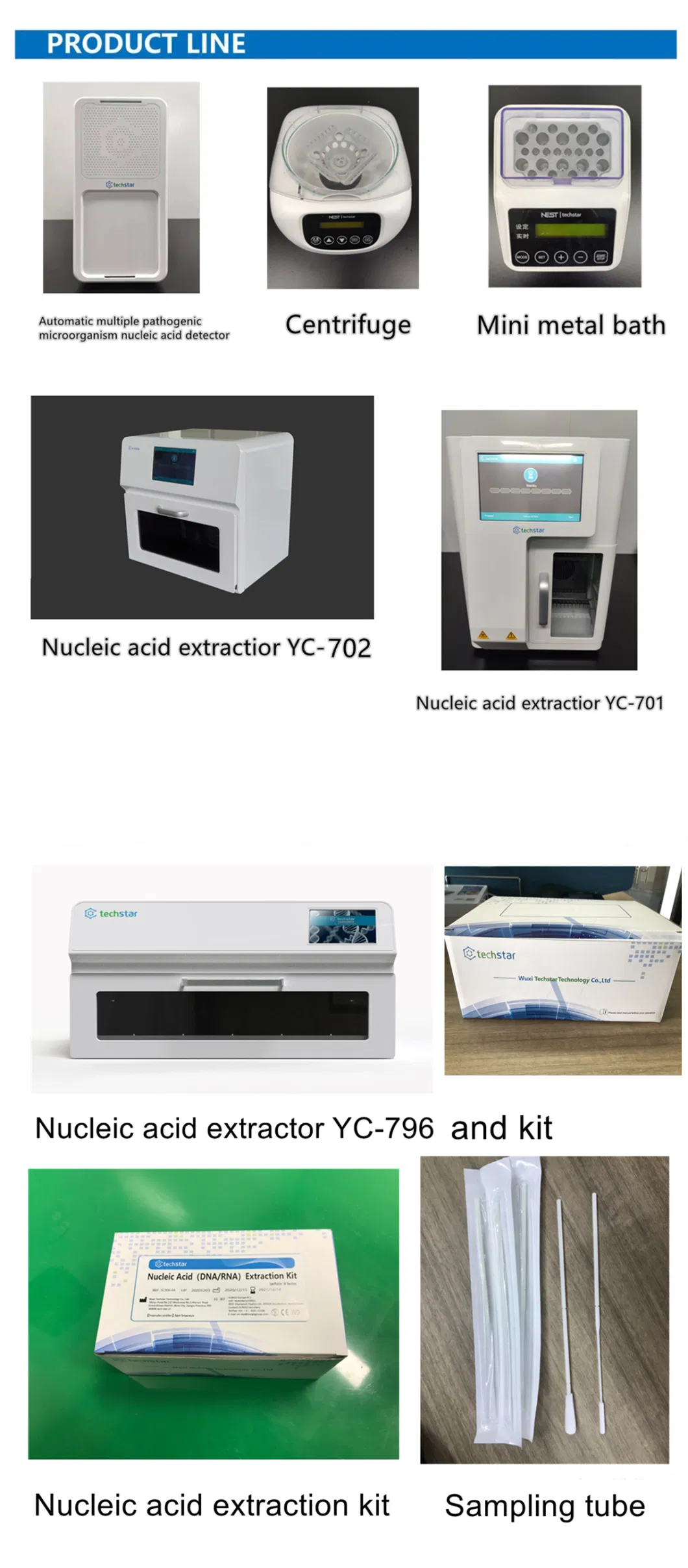 Techstar Vtm Sampling Tube