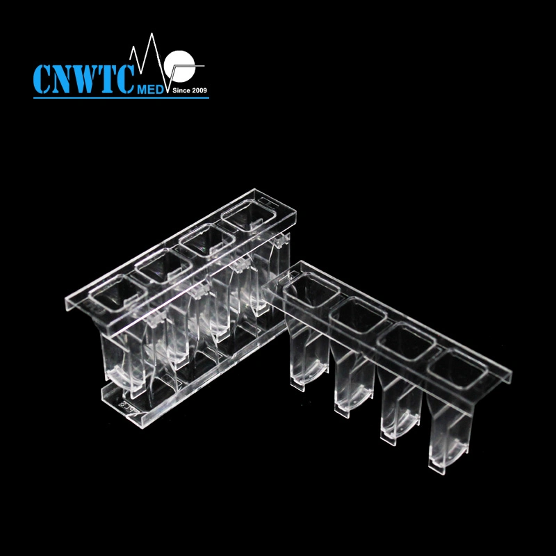 Laboratory Disposable Reaction Cuvette Plastic Cuagulometer Specimen Cup Cuvette for French Stago