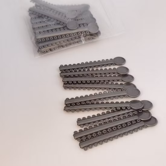 Dental Orthodoncia Supplies 40 Farben Kieferorthopädie Elastic Key Ligature Tie