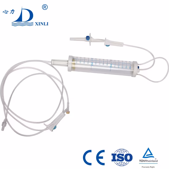 Bürette 200 ml für Infusionsset mit Ventil für Kinder