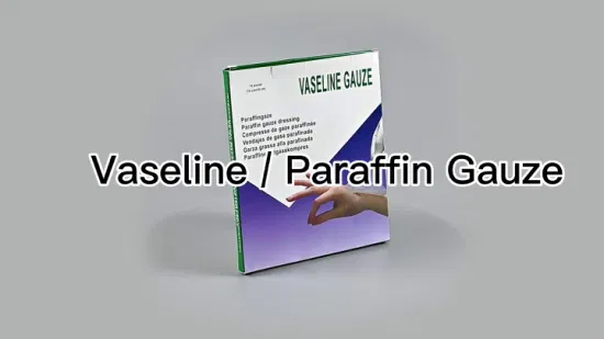Sterile Einheit Vaseline, Paraffin, Vaseline, Mullkompresse